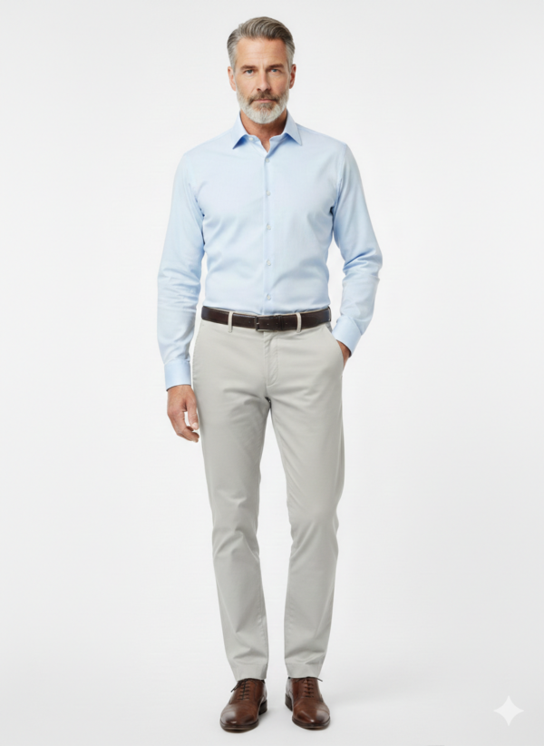 Modello Walker | 100% cotone ultra leggero | Col. Perla