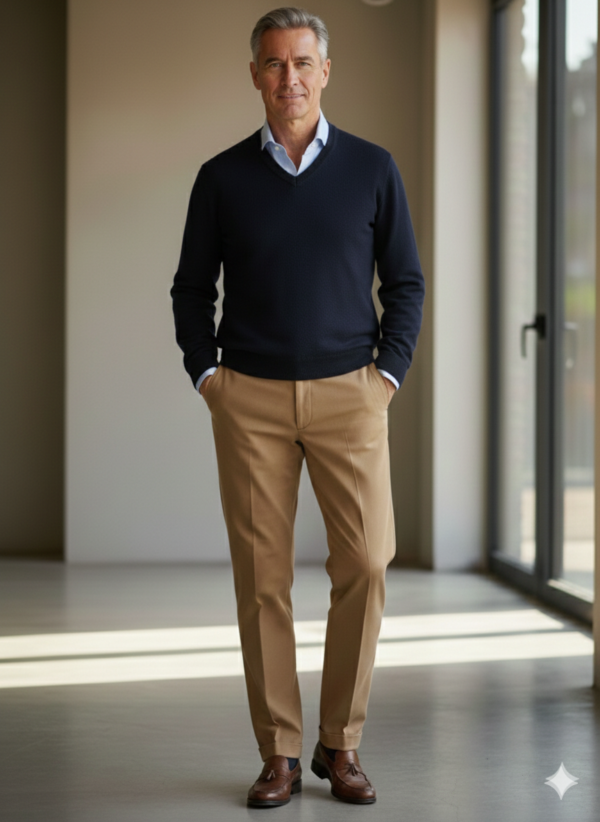 Modello Walker | Cotone invernale "Visconti di Modrone" | Col. Biscotto