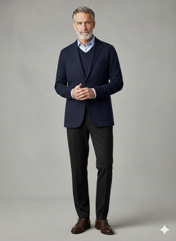 Modello Walker | 100% flanella "Marzotto" | Col. Grigio scuro