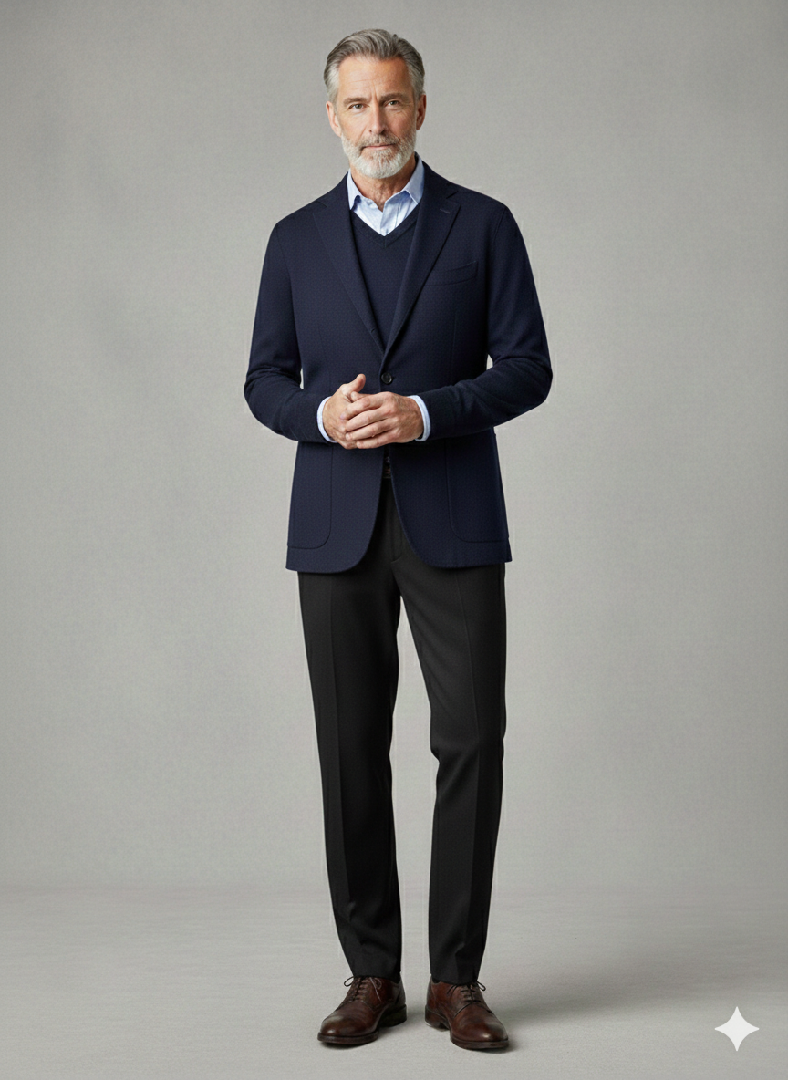 Modello Walker | 100% flanella "Marzotto" | Col. Grigio scuro