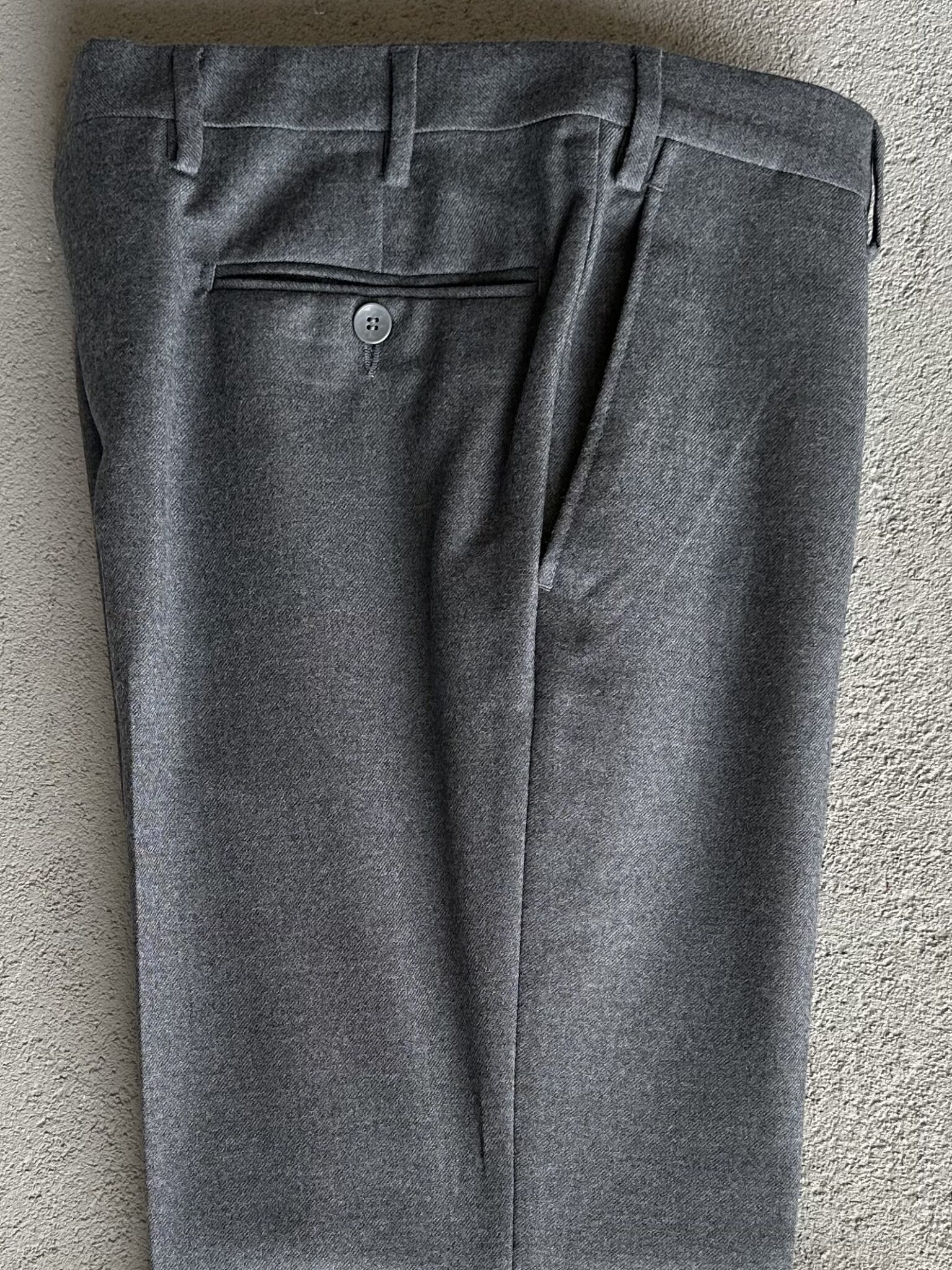 Modello Walker | 100% flanella "Marzotto" | Col. Grigio medio - immagine 2